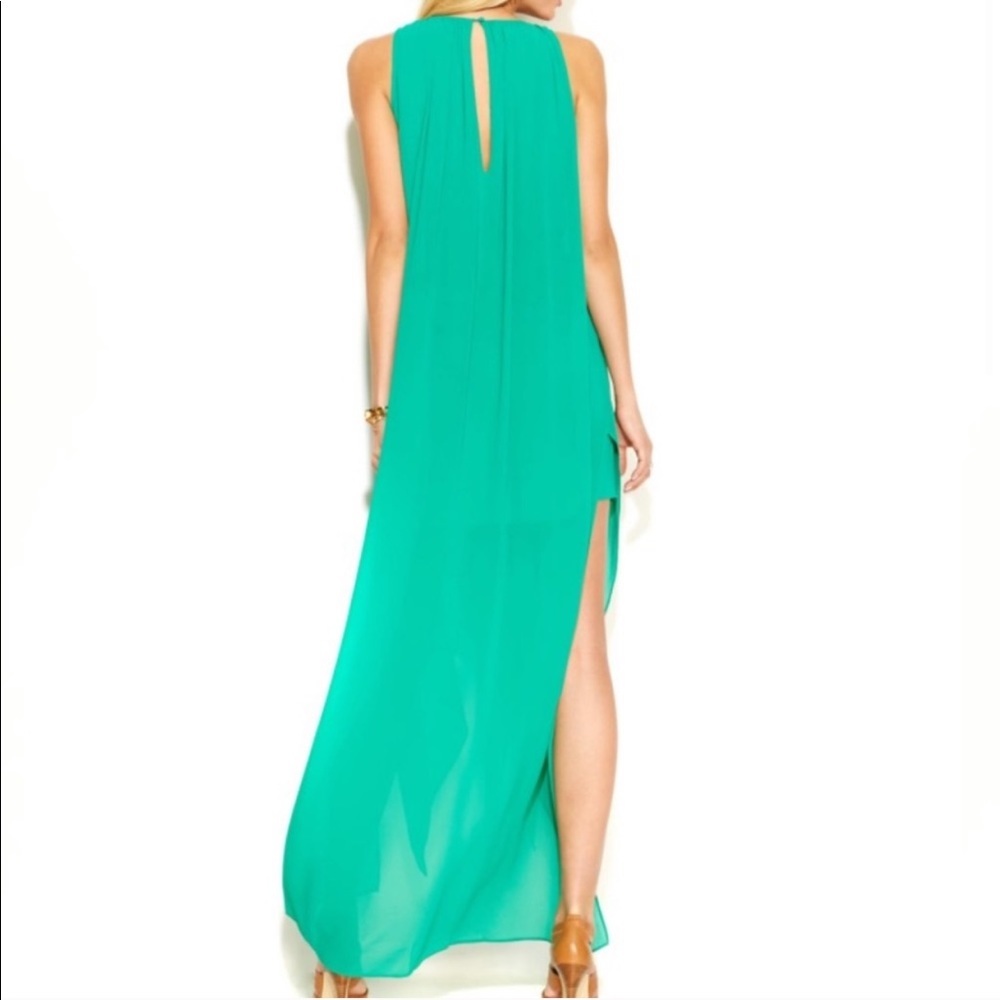 **HOST PICK** Michael Kors Green Maxi Gown - Picture 2 of 6